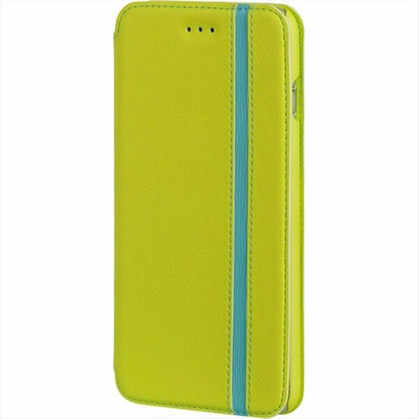 Dreamwireless Apple iPhone 6 Plus Business- Green Leather With Blue Strip LPFIP6LBUSTDGRBL